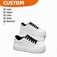 Baskets de luxe style designer gaufrées, chaussures de ville blanches, semelle numérique tendance, plateforme unisexe, streetwear, chaussures décontractées