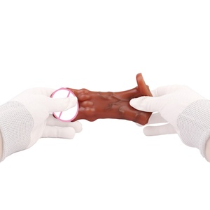 Funda de Silicona para Pene FRRK, Retrasa la Eyaculación, Funda Realista para Dildo, Anillo para Pene con Textura Estimulante, Juguetes Sexuales para Hombres, para Agrandar el Pene - Product Image 5