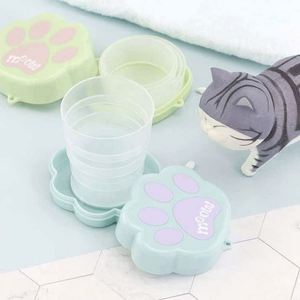 Cute Cat Paw Retractable Folding Cup for Travel - Product Image 4