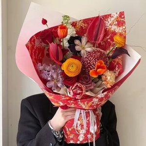 Papel de Envolver Flores Impermeable y Grueso LUCIA, 40x55cm, 100g de Grosor, Reciclable, Color Personalizable, Material de Embalaje para Ramos - Product Image 5