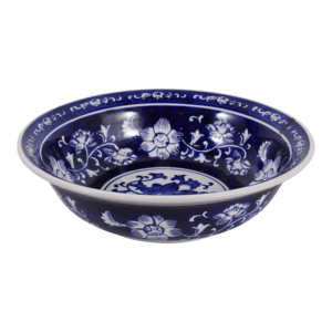 Ciotola Decorativa in Ceramica Floreale per Tavolino da Caffè e Piano Cucina, Centrotavola Funzionale - Product Image 5