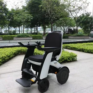 중국 의료 기기 공급자 무역 가격 호화스러운 새로운 Foldable 여분 넓은 여분 넓은 4 개의 바퀴 의자 전기 휠체어-BZ-A5