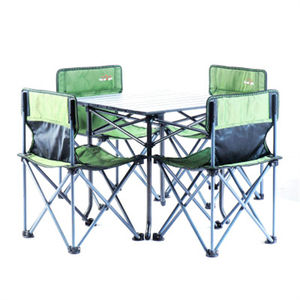 <span class=keywords><strong>Maleta</strong></span> ligera multifunción plegable al aire libre senderismo portátil familia Picnic plegable Camping huevo rollo mesa y silla conjunto - Product Image 1