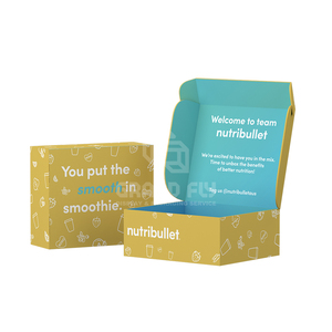 Tùy chỉnh bán lẻ Logo màu giấy gửi thư hộp sản phẩm in sóng gấp vận chuyển Kraft bưu phẩm Bao bì hộp các tông - Product Image 2