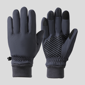 ถุงมือกันลมสำหรับปั่นจักรยาน กีฬากลางแจ้ง วิ่ง สำหรับผู้หญิงและผู้ชาย  หน้าจอสัมผัสได้  รับสกรีนโลโก้ตามสั่ง สำหรับฤดูหนาว - Product Image 6