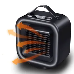 Small Desktop Heater Super silent 3 seconds Heat 2 Gears cold and warm 2 in 1 PTC heater