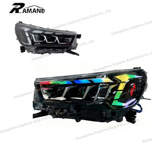 Faros RGB para Hilux Revo Rocco 2021 +-Juego de faros delanteros izquierdo y derecho LED completos con función de cambio de color - Product Image 1
