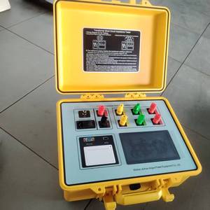 Testeur d'impédance de court-circuit pour transformateur avec écran tactile couleur LCD de 7 pouces, avec test monophasé et test triphasé - Product Image 2