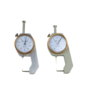 Jauge d'épaisseur à cadran 0-10mm/0-20mm en alliage d'aluminium cône incurvé 0.1mm outil de mesure de précision pour bijoux/acier/cuir - Product Image 5