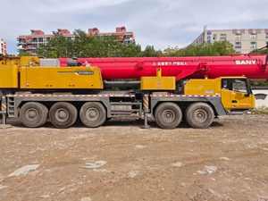 Grue sur chenilles d'occasion SANY de 200 tonnes, modèle SAC200C8-8, commande PLC, moteur, flèche principale de 90 m, flèche fixe de 22 m, contrepoids de 61 tonnes, fabrication - Product Image 5