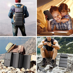 De alta capacidad <span class=keywords><strong>Cargador</strong></span> Solar 5V 2A Powerbank 30000Mah para teléfono inteligente - Product Image 4