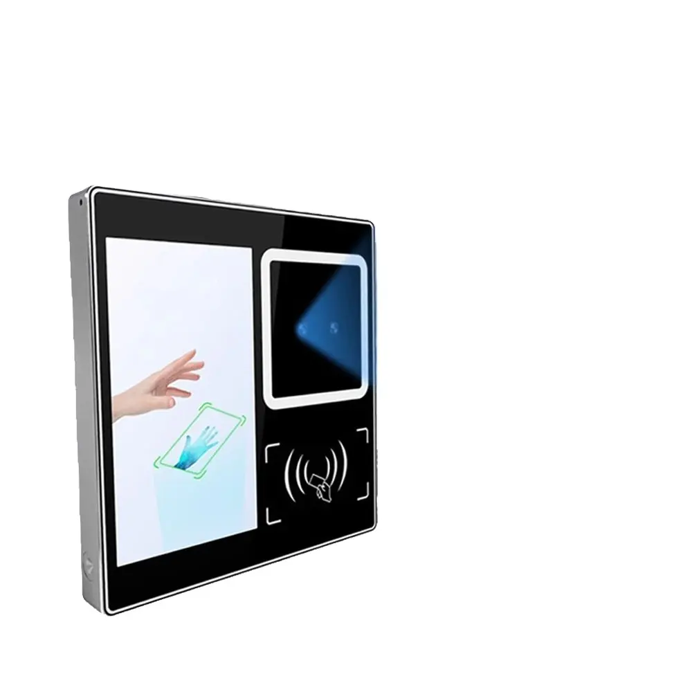 HFSecurity FR05P Plug-Play 5 Zoll WLAN Android biometrisches Gesicht Palme Aderkarte Zeit Anwesenheit Zutrittskontrolle Lösung