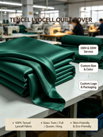Parure de lit 100% Tencel Lyocell, Housse de couette, Ensemble de literie, Ensemble de draps, Ensemble de draps plats