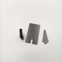 Support de téléphone portable en acrylique noir en forme de taille, support de smartphone de bureau pour comptoir de vente au détail, bureau et maison