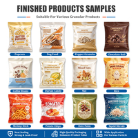 Machine d'emballage automatique de bâtonnets de crevettes SUS304, machine d'emballage verticale de snacks pour l'emballage en sachet de bâtonnets de crevettes frites
