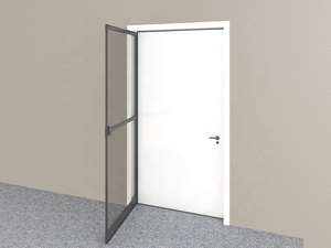 Bisagra de aluminio para puerta, marco fijo, pantalla para insectos - Product Image 4