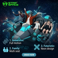 Machine de jeu VR commerciale pour parc d'attractions, attraction de parc à thème, aire de jeux intérieure pour enfants, jeu vidéo de réalité virtuelle, machine VR