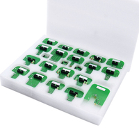 Marco LED BDM de acero inoxidable, conjunto completo de adaptadores BDM para KESS Ktag FGTECH BDM100, herramienta de programación de Chip ECU con sonda, 22 Uds.