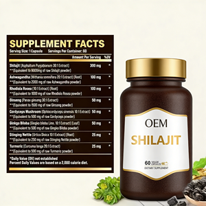 Cápsulas de Shilajit Puro do Himalaia de Qualidade Premium com Marca Privada Personalizada ODM/OEM para Suplemento Dietético Adulto - Product Image 6