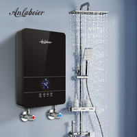 Chauffe-eau instantané 6kW 220V, puissance réglable intelligente, chauffage en 5 secondes, protection contre la surchauffe pour salle de bain et cuisine