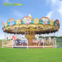 Manèges de carrousel européens à 36 places, manèges de fête foraine, carrousel, grand équipement d'amusement, manèges de carnaval