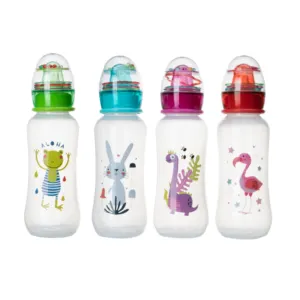 Ring bell food grade pp baby feeding bottle 300ml baby feeding plastic baby milk bottle in stock