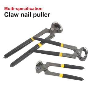 High Carbon Steel Nail <b>Puller</b> Pliers, 6/8/10 Inch Heavy Duty Carpenter End Cutting Pliers for Removing Nails & Shoe Repair - Product Image 6