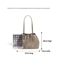 Sac à bandoulière grande taille pour femme en cuir véritable de première qualité avec fermeture à loquet et sangle unique, nouvelle tendance 2026, personnalisable ODM/OEM, fournisseur grossiste
