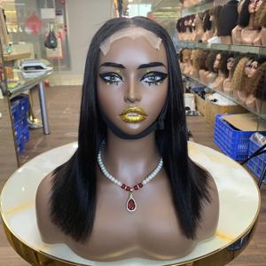 Perruque de cheveux humains vietnamiens de 16 pouces avec closure 4x4, personnalisable, lisse comme des baguettes, 14-18 pouces, couleur naturelle - Product Image 4