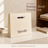 Sac de courses en papier kraft personnalisé OEM avec poignée découpée pour emballage de vêtements, cadeaux, boutiques, vente en gros, marque privée
