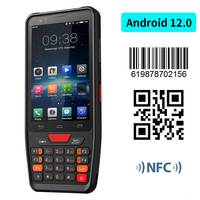 Gran oferta, 4 pulgadas, Industrial, resistente, Android, NFC, Terminal de datos móviles, tarjeta de identificación ORC portátil, pasaporte, código de barras, escáner de código QR PDA