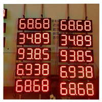 Panneaux LED pour stations-service, affichages des prix du carburant, panneaux de prix LED pour affichage en station-service
