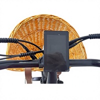 Vélo électrique Bafang à pneus larges, batterie à autonomie étendue 48V15Ah, 7 vitesses, frein à disque mécanique