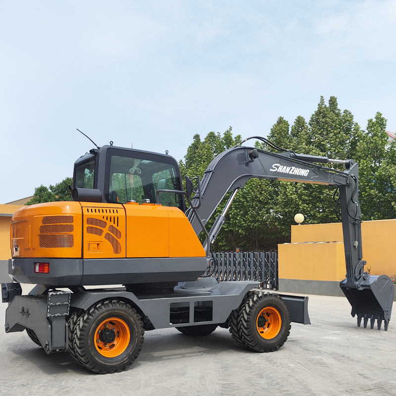 Сделано в Китае, бренд Shanzhong SZL85, 8 тонн, 0,3 м³, ковшовый колесный экскаватор для муниципальных проектов