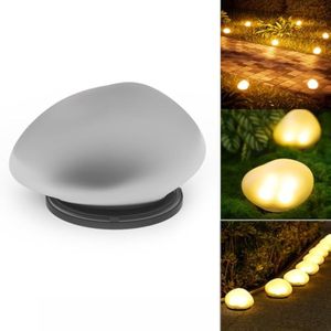 Luces Solares LED Decorativas para Jardín, con Forma de Ganso, Efecto Piedra Cálida, Encendido Crepuscular, Impermeables - Product Image 2