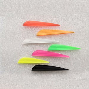 SPG flèches professionnelles, aubes de guidage en plastique, vent, plume en plastique TPU, fletting, aubes de flèche de feu rapide - Product Image 3