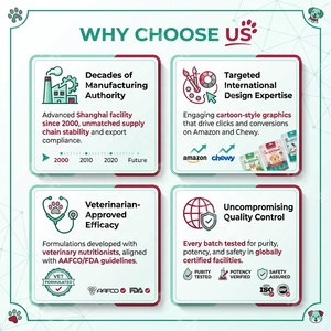 أقراص ممتازة لدعم المسالك البولية للحيوانات الأليفة بالكرانبيري والدي-مانوز لدعم المثانة للقطط والكلاب، تصنيع خاص (OEM) بعلامة تجارية خاصة - Product Image 5