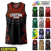 Camiseta de Baloncesto Maorí Personalizada por Sublimación, Camiseta de Baloncesto Polinesia, Camiseta de Práctica Isleña, Camiseta de Baloncesto Rasta Tonga