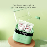8-en-1 multifunción Bebé biberón pezón Esterilizador leche materna Termómetro eléctrico