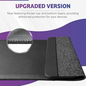 Funda para Portátil 4 en 1 Impermeable para Portátiles de 13/14 Pulgadas con Carga Inalámbrica para Teclado, Ratón y Escritorio - Product Image 3