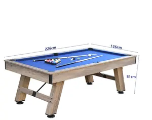 Nai Pin high quality cheap MDF snooker pool table 9 feet for club