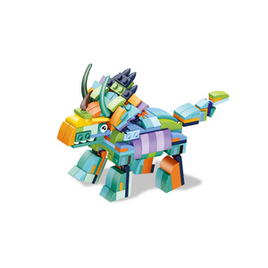 Blocchi da Costruzione per Bambini Unisex a Tema Dinosauro, 40 Pezzi in Plastica ABS, Vendita all'Ingrosso, Piccole Particelle Educative - Product Image 1