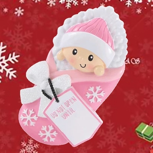 Ciondolo in Resina a Forma di Neonato in Abito da Neonato è un Piccolo Regalo per Celebrare il Primo <span class=keywords><strong>Natale</strong></span> del Bambino - Product Image 4