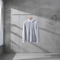 Sweat à capuche pour homme en mélange de fourrure de vison velours, de qualité supérieure, pour l'hiver, coupe oversize, service OEM, vente en gros, logo personnalisé
