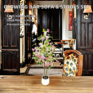 Árbol Artificial en Maceta para Interiores, Hogar, Sala de Estar, Hotel, Decoración de Maceta Pequeña, Árbol de <span class=keywords><strong>Rododendro</strong></span> Artificial - Product Image 2