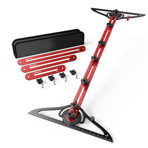 Kit de Medición de <span class=keywords><strong>Escaleras</strong></span> Multifuncional de Aleación de Aluminio Reforzado, Regla Plegable de Alta Precisión, Herramienta de Renovación de Carpintería Personalizada - Product Image 1