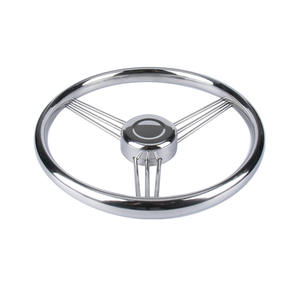Volant marin en acier inoxydable à 9 branches <span class=keywords><strong>de</strong></span> haute qualité <span class=keywords><strong>de</strong></span> 13.5 pouces Nouveaux accessoires <span class=keywords><strong>de</strong></span> yacht en acier inoxydable - Product Image 1
