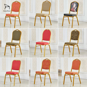 Atacado Banquete Cadeiras para Casamentos Igreja e Hotéis Portátil e Barato Luxo Móveis Empilhados - Product Image 4