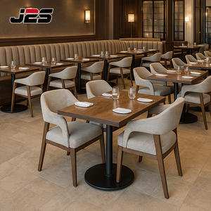 Silla de Restaurante Moderna y Minimalista J2S de Cuero PU con Patas de Madera Maciza para Cafetería y Salón - Product Image 5