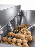 Mesin Pencacah Protein Kedelai Otomatis Dua Kepala Bahan Stainless Steel 304 Efisiensi Tinggi untuk Pengolahan Daging Kedelai TVP dan Serat Daging Kedelai